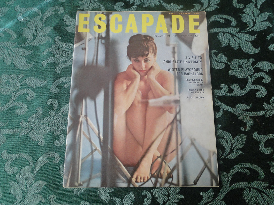 Vintage Nude Erotic Sexy Adult Magazine Escapade April 1960      JB16