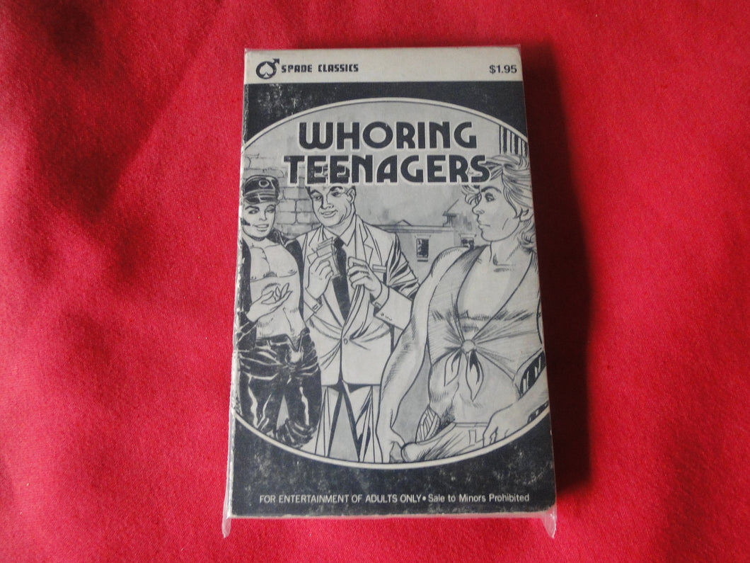Vintage Adult Paperback Novel/Book Gay Interest Spade Classics Whoring Teenagers  PB5