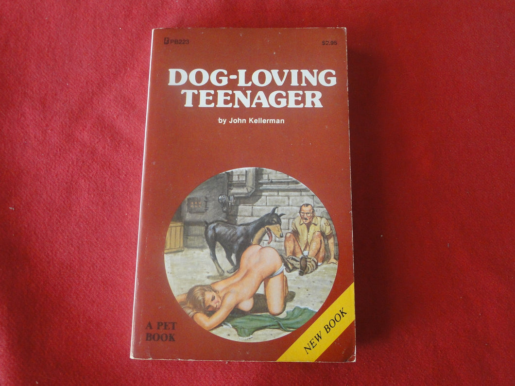 Vintage Erotic Adult Paperback Book/Novel Sisters Dog Loving Teenager     X33