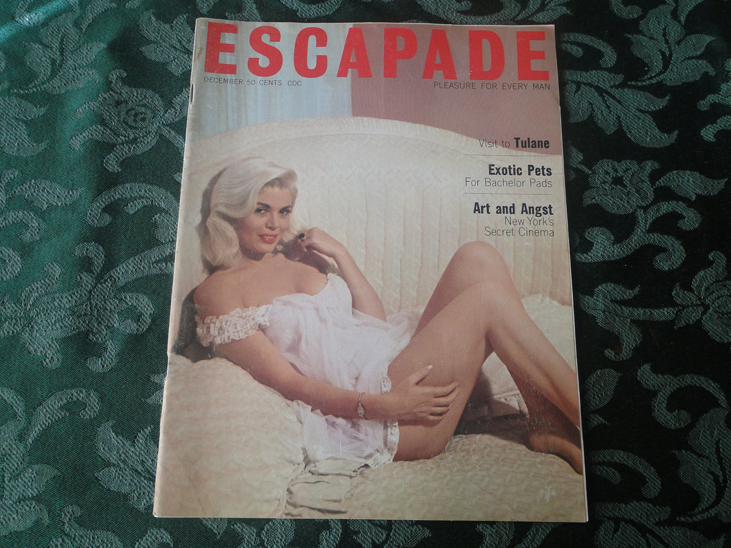 Vintage Nude Erotic Sexy Adult Magazine Escapade December 1962    JB16