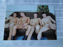 Load image into Gallery viewer, Vintage Gay Interest Nude Hot Hung Male Photo 5 x 7 3 Gay Circle Jerk   H41
