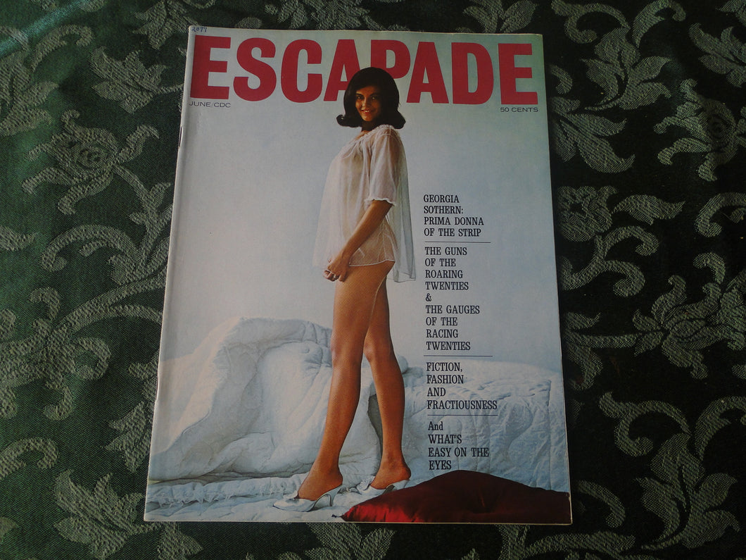 Vintage Nude Erotic Sexy Adult Magazine Escapade June 1963       JB16