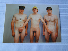 Load image into Gallery viewer, Vintage Gay Interest Nude Hot Hung Male Photo 5 x 7 3 Young Studs      H41
