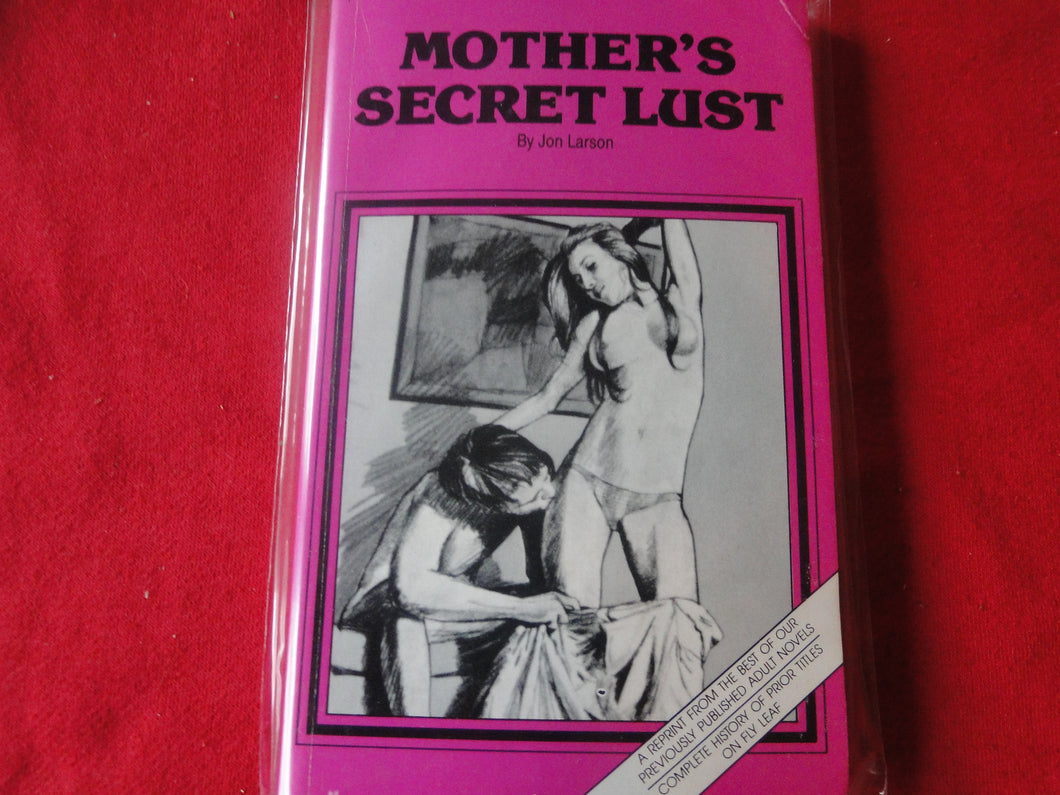 Vintage Adult Paperback Book Mother's Secret Lust      G3