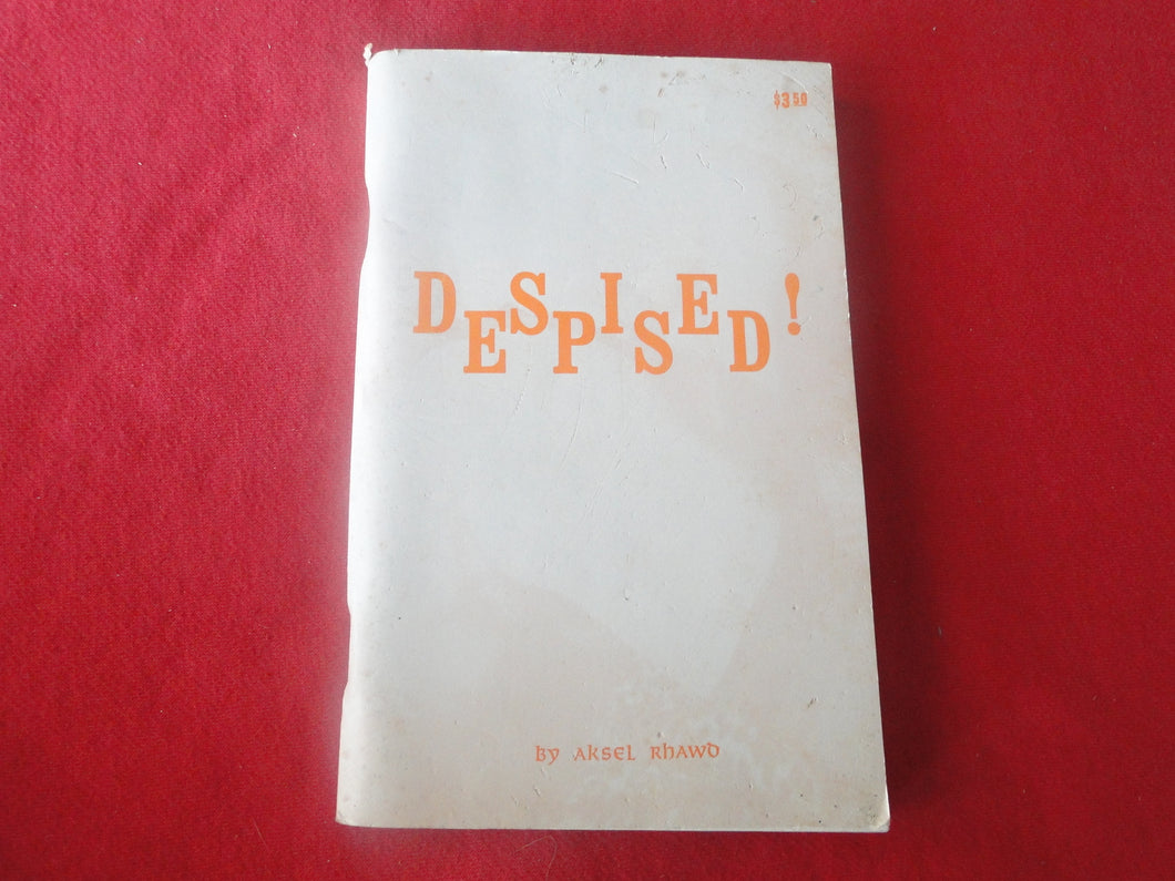 Vintage Erotic Adult Paperback Book/Novel Despised Aksel Rhawo        X33