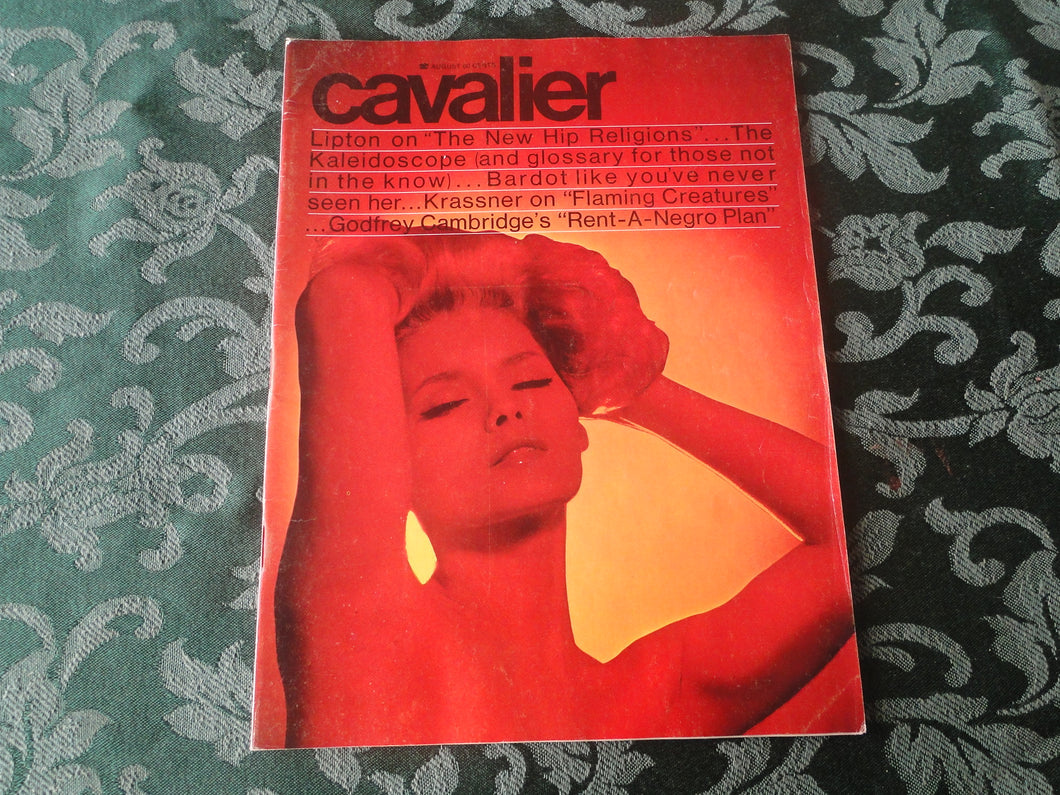 Vintage Nude Erotic Sexy Adult Magazine Cavalier August 1967        JB16