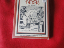 Load image into Gallery viewer, Vintage Erotic Adult Paperback Book/Novel Spread Black Thighs        PB5

