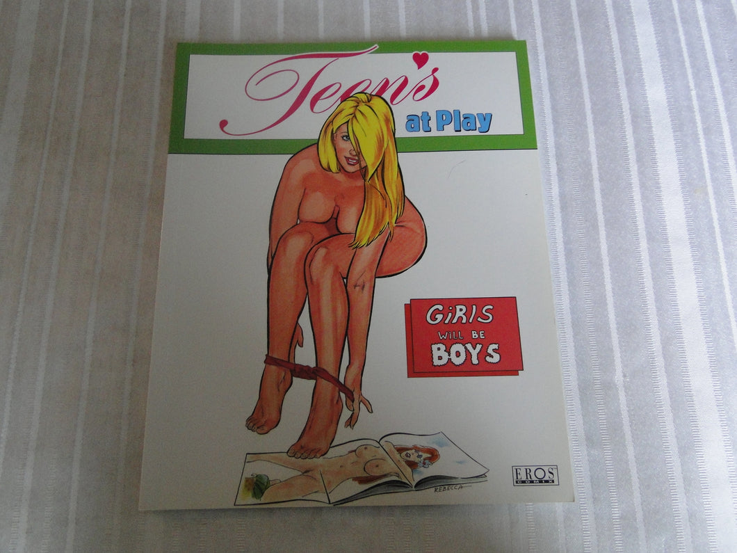 Vintage Nude Erotic Sexy Adult Comic Teens At Play Eros Comix 2008     146