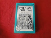 Load image into Gallery viewer, Vintage Erotic Adult Paperback Book/Novel Little Elaine&#39;s Lesbian Lesson       X33
