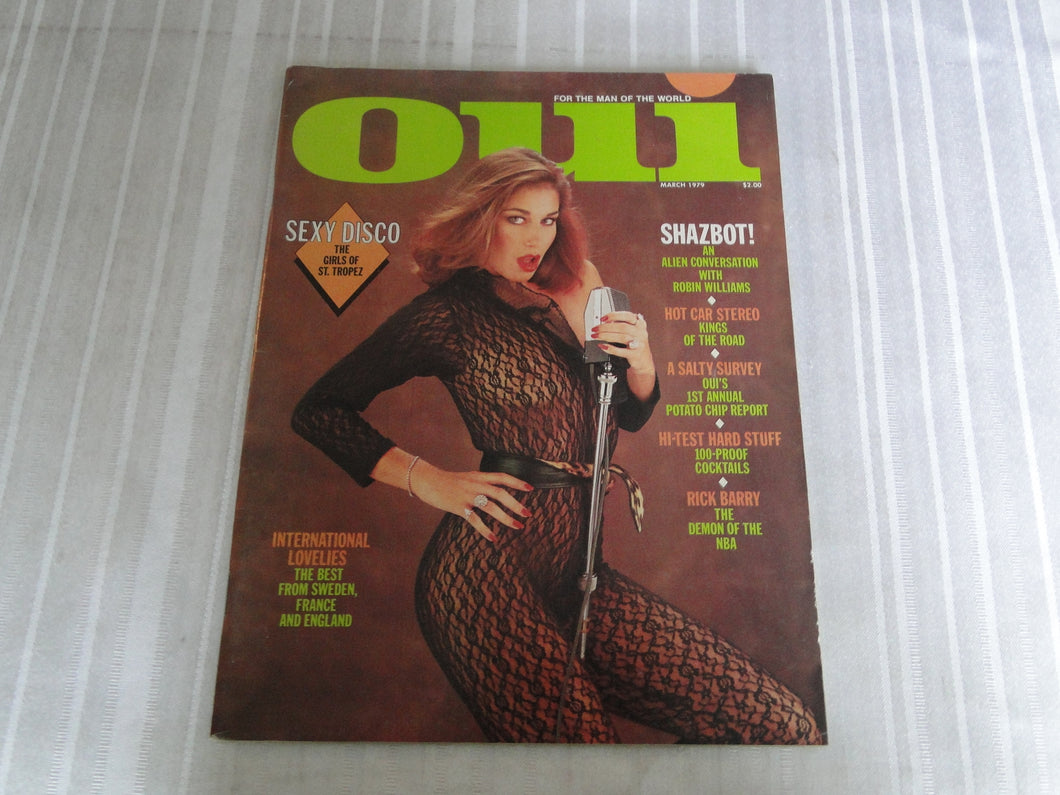 Vintage Nude Erotic Sexy Adult Men's Magazine Oui March 1979     146