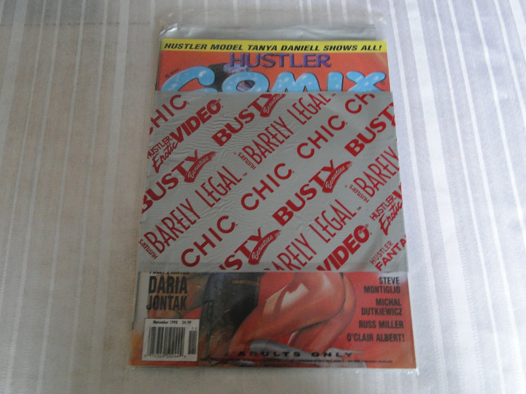 Vintage Nude Erotic Sexy Adult Comic SEALED Hustler Comix November 1998    146