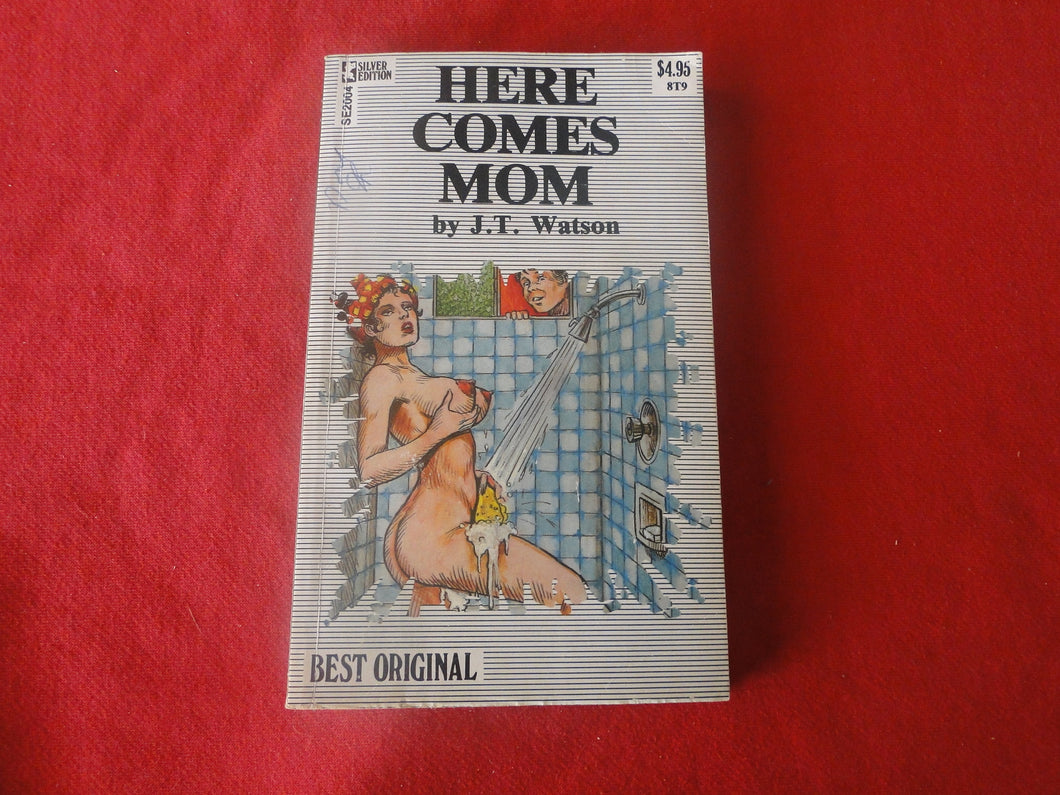 Vintage Erotic Adult Paperback Book/Novel Here Comes Mom         X33