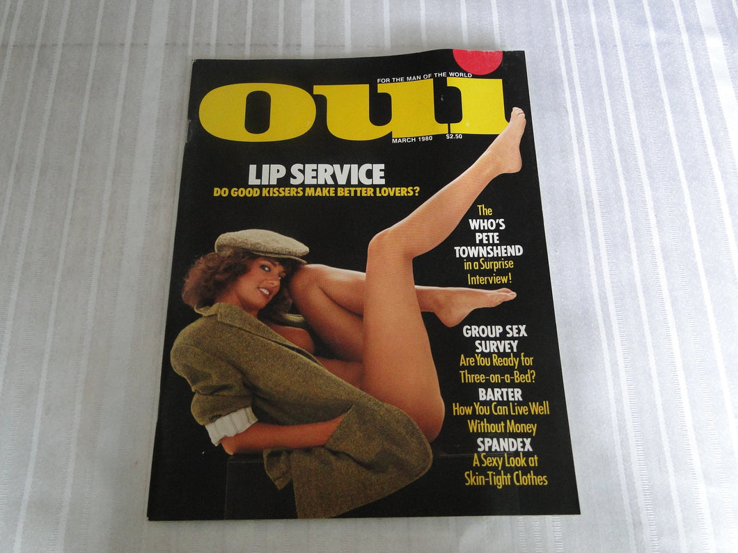 Vintage Nude Erotic Sexy Adult Men's Magazine Oui March 1980     146