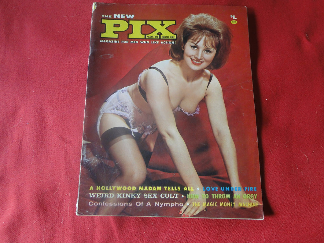 Vintage Nude Erotic Sexy Adult Magazine The New Pix 1965         JB1