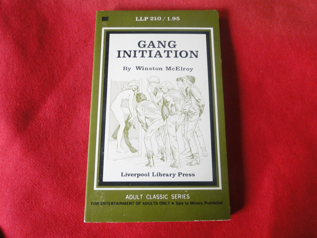 Vintage Erotic Adult Paperback Book/Novel Liverpool Gang Initiation          PB5