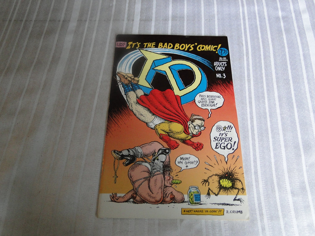 Vintage Nude Erotic Sexy Adult Comic Book Id Eros Comix No. 3 R. Crumb 1991   107