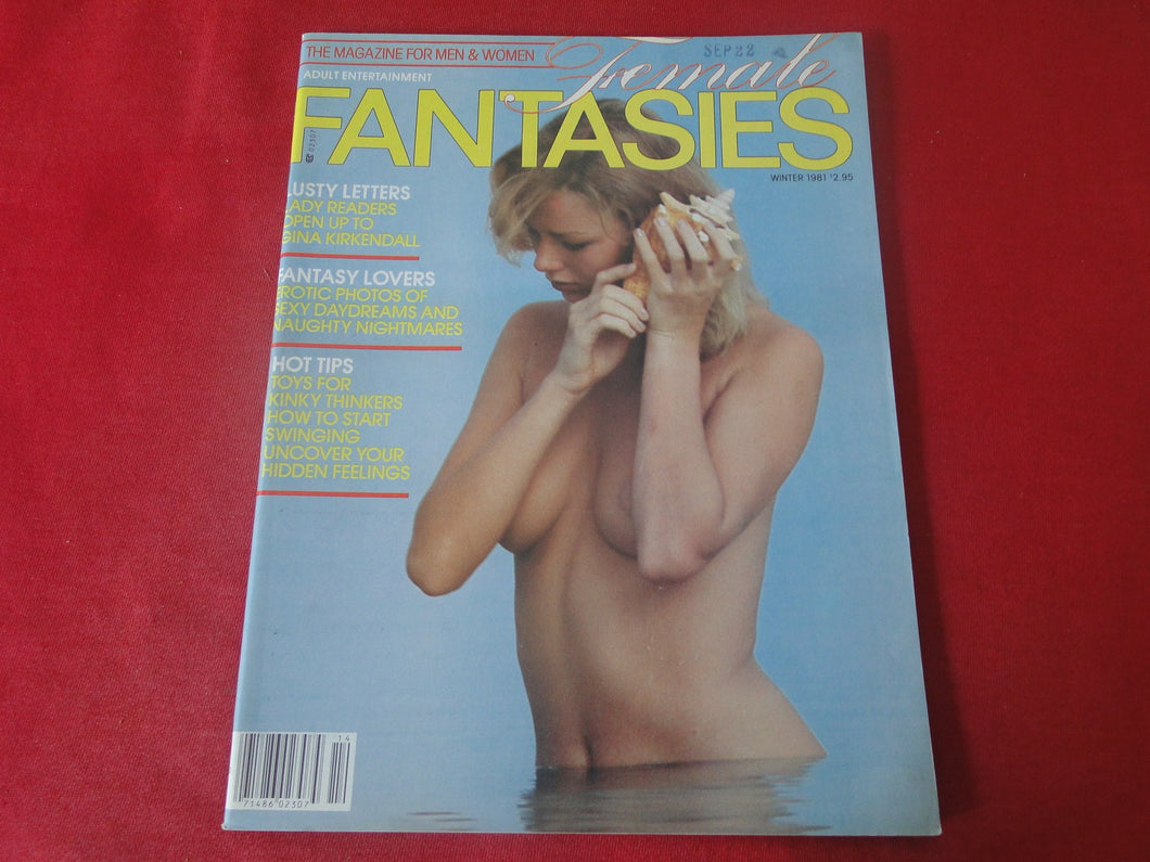 Vintage Nude Erotic Sexy Adult Magazine Female Fantasies Winter 1981   JB65