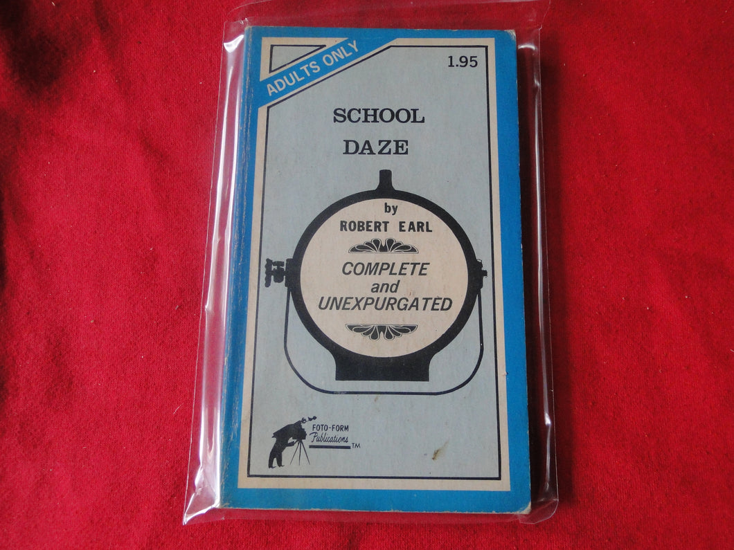 Vintage Adult Paperback Book School Daze          G3
