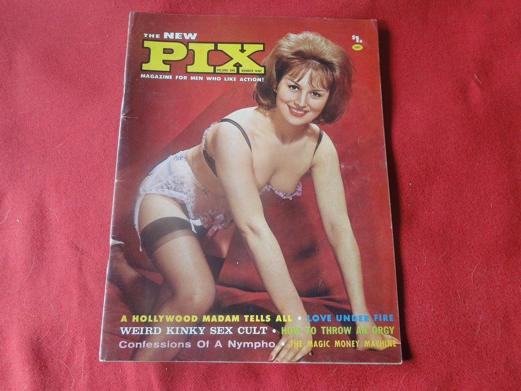 Vintage Nude Erotic Sexy Adult Magazine The New Pix 1965        JB1a