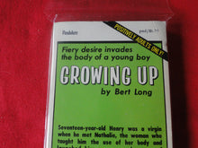 Load image into Gallery viewer, Vintage Adult Paperback Book Growing Up Bert Long    G3
