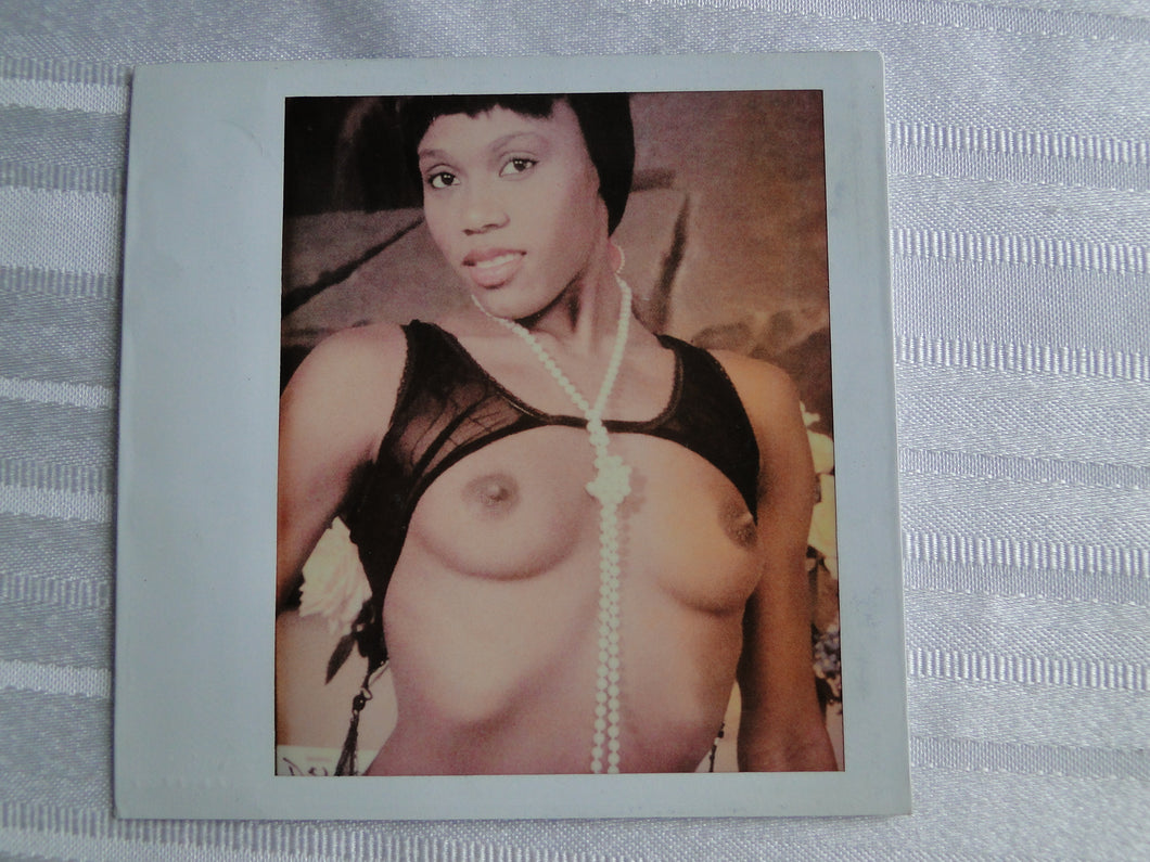 Vintage Nude Erotic Sexy Polaroid Nude Woman Photo                    AB8