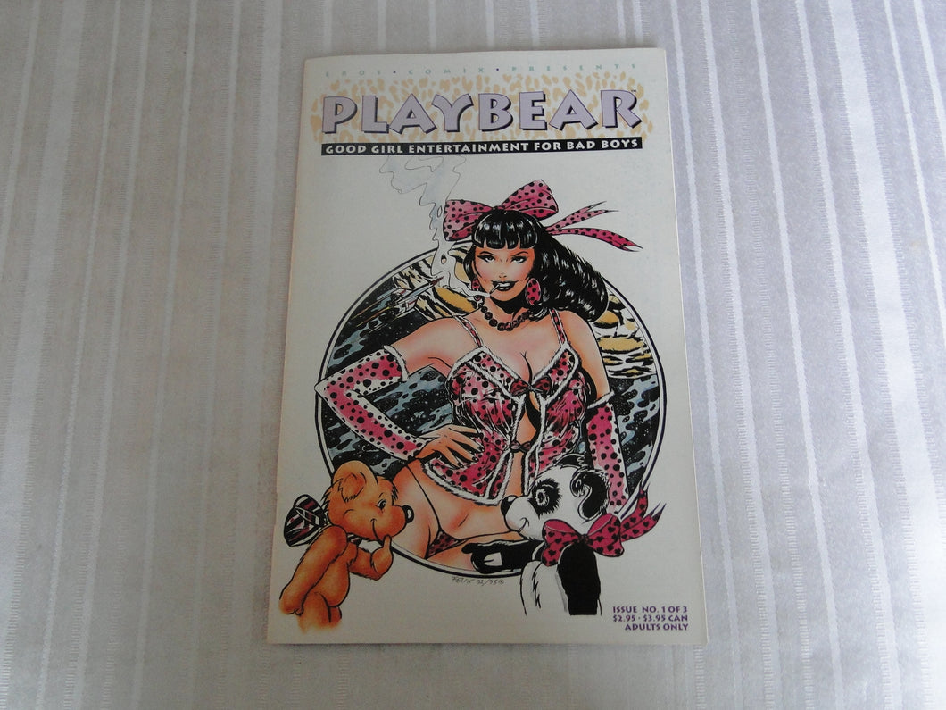 Vintage Nude Erotic Sexy Adult Comic Playbear NO. 1 Eros Comix           146