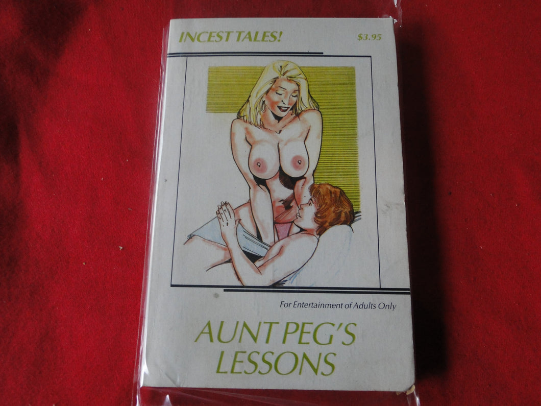 Vintage Adult Paperback Book Aunt Peg's Lessons   G3