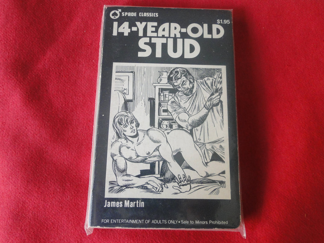 Vintage Adult Paperback Novel/Book Gay Interest Spade Classics 14 Year-Old Stud    PB5