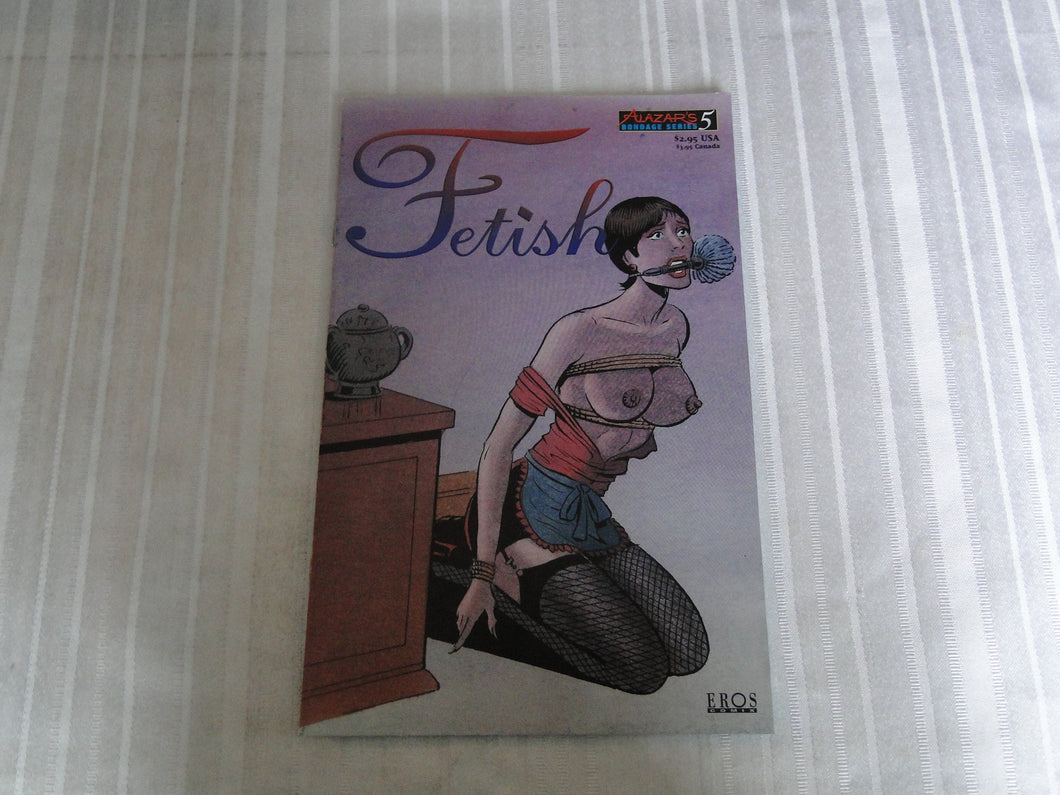Vintage Nude Erotic Sexy Adult Comic Fetish Alazar's Bondage Series 5 Eros Comix  146