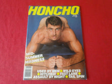 Load image into Gallery viewer, Vintage Adult Erotic Sexy Magazine Gay Interest Honcho August 1985     P111
