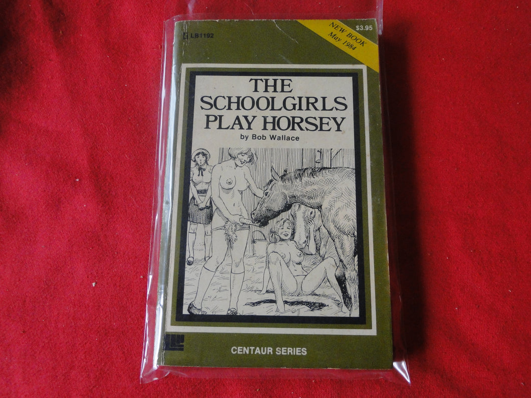 Vintage Adult Paperback Book The Schoolgirls Play Horsey Liverpool    G3