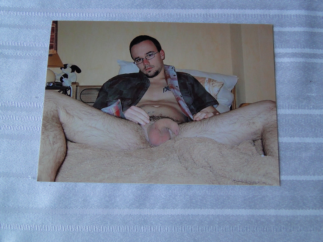 Vintage Gay Interest Nude Hot Hung Male Photo 5 x 7  Big Gay Cock   H41