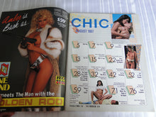 Load image into Gallery viewer, Vintage Nude Erotic Sexy Adult Magazine Chic August 1987     101

