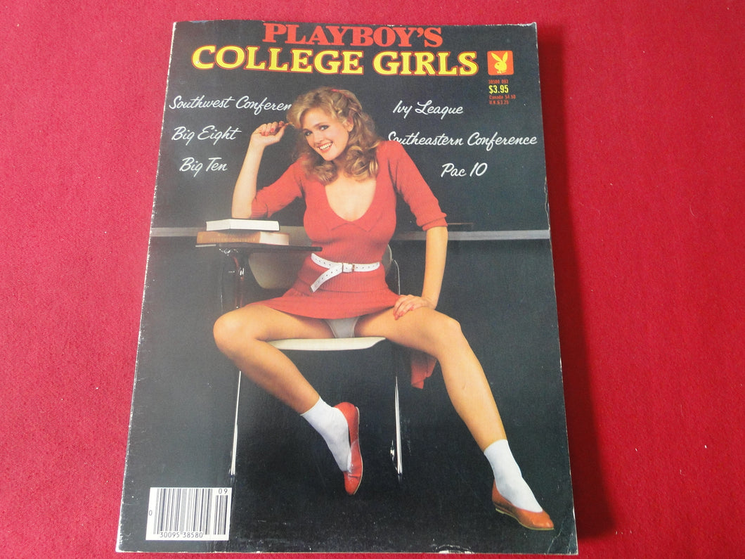 Vintage Nude Erotic Sexy Adult Magazine Playboy's College Girls 1983      JB51