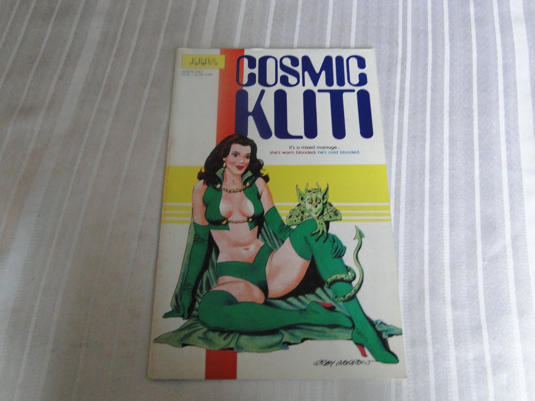 Vintage Nude Erotic Sexy Adult Comic Book Cosmic Kliti Eros Comix 1991    107