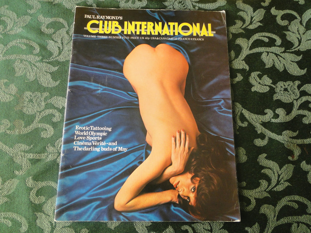 Vintage Nude Erotic Sexy Adult Magazine Club International 1974      JB16