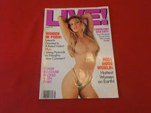 Load image into Gallery viewer, Vintage Nude Erotic Sexy Adult Magazine Live Jan. 1987   P111
