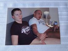 Load image into Gallery viewer, Vintage Gay Interest Nude Hot Hung Male Photo 5 x 7 Gay Hand Job     H41
