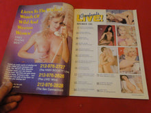Load image into Gallery viewer, Vintage Nude Erotic Sexy Adult Magazine Live Nov. 1986     P111
