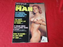 Load image into Gallery viewer, Vintage Nude Erotic Sexy Adult Magazine Man to Man October 1976    P13
