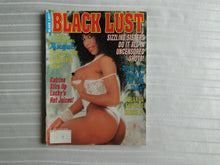 Load image into Gallery viewer, Vintage Nude Erotic Sexy Adult Magazine Black Lust #58 1994         SK2
