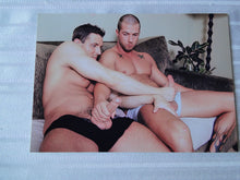 Load image into Gallery viewer, Vintage Gay Interest Nude Hot Hung Male Photo 5 x 7 Gay Masturbation   H41
