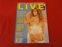 Load image into Gallery viewer, Vintage Nude Erotic Sexy Adult Magazine Live June 1990    P111
