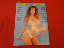 Load image into Gallery viewer, Vintage Nude Erotic Sexy Adult Magazine Live June 1990    P111
