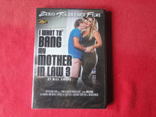 Load image into Gallery viewer, Vintage Adult Erotic Sexy Porn XXX DVD SEALED I Want To Bang My Mother In Law 3    NN
