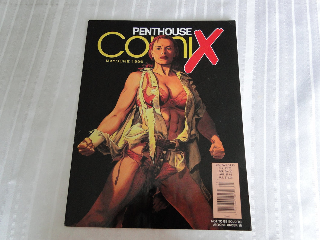 Vintage Nude Erotic Sexy Adult Comic Book Penthouse Comix May 1996     132