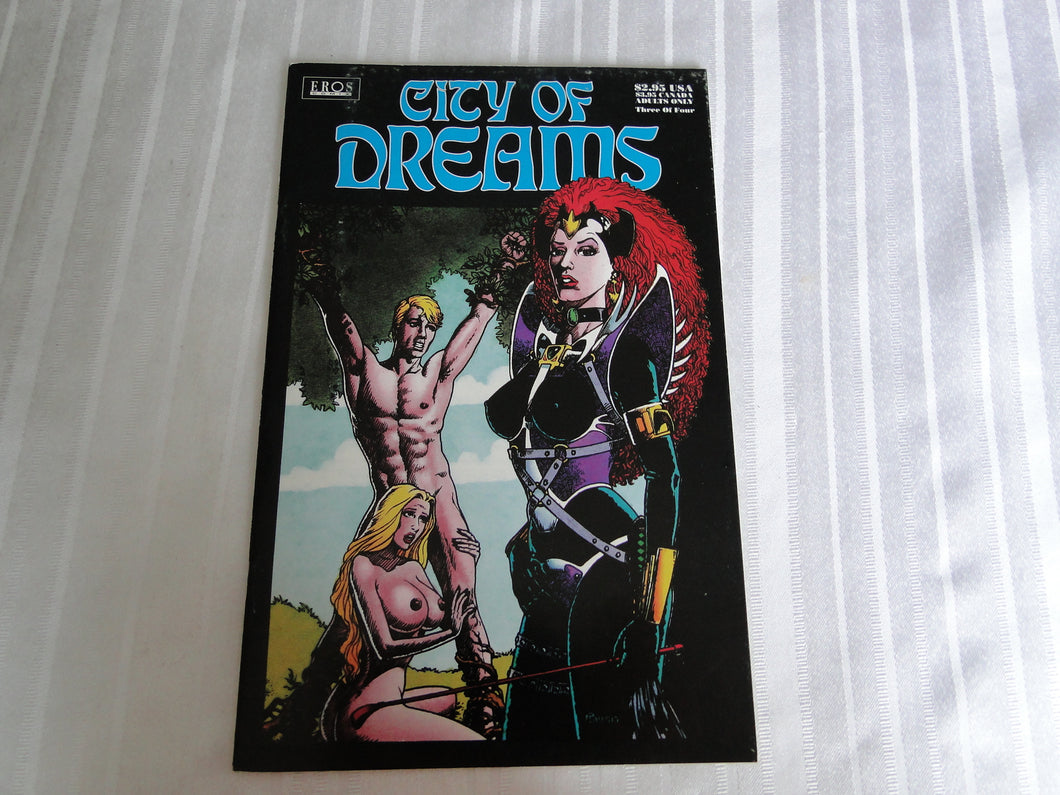 Vintage Nude Erotic Sexy Adult Comic Book City of Dreams Eros #3      132