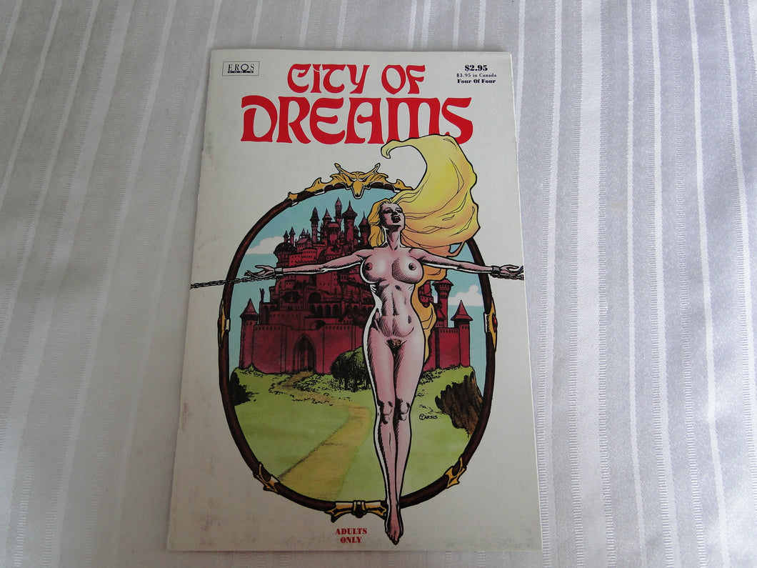 Vintage Nude Erotic Sexy Adult Comic Book City of Dreams Eros #4      132