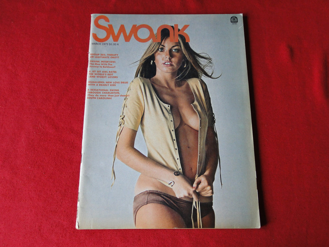 Vintage Nude Erotic Sexy Adult Magazine Swank March 1973          JB25
