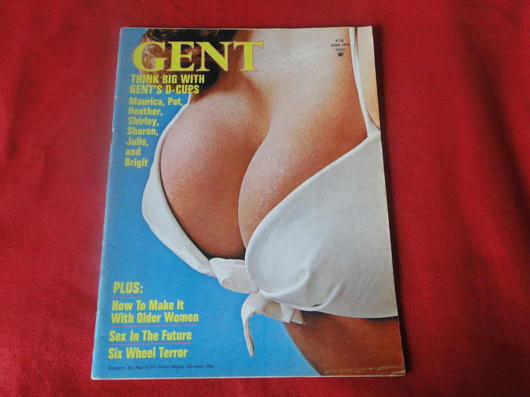 Vintage Nude Erotic Sexy Adult Big Tit Magazine Gent June 1974         P92